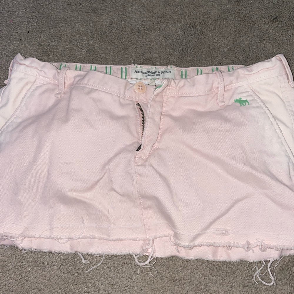 abercrombie jean skirt
